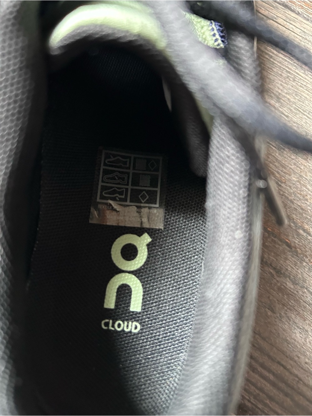 Women’s On Cloud Navy & Light Blue Athletic Sneakers - - Picture 4 of 6